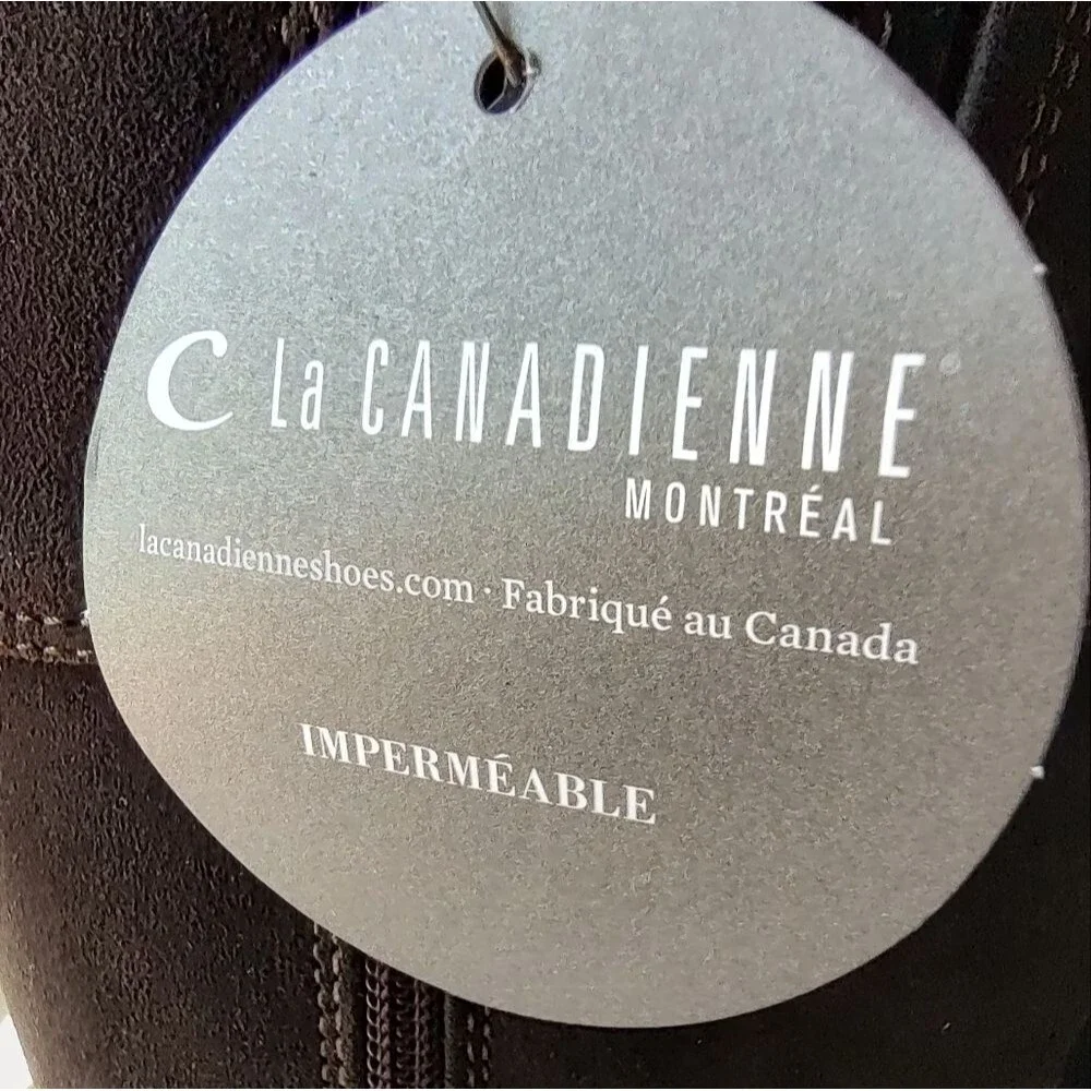 La Canadienne Highest Quality Brown Suede Riding Boots Size 5 Waterproof Comfort